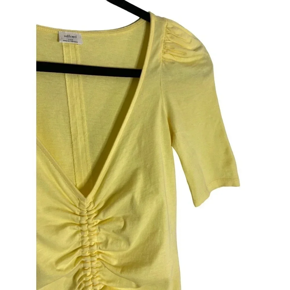 Wilfred Aritzia Nissa Dress Yellow-sz XXS